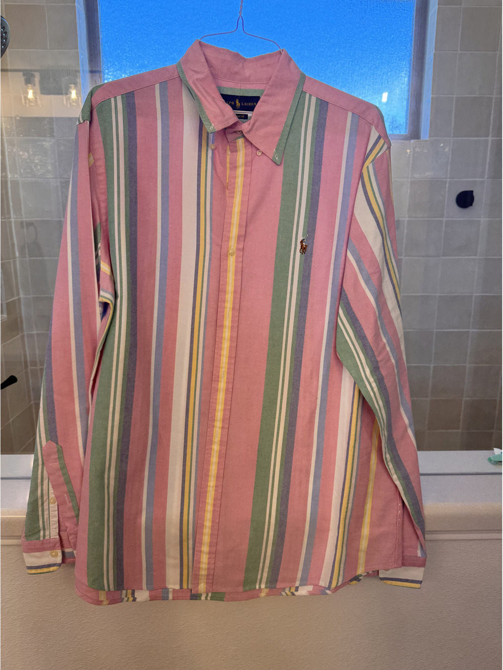 Ralph Lauren multicolor striped button down shirt